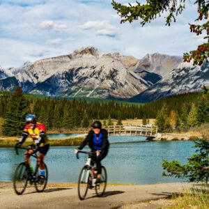 Thrills and Tranquility: Cycling at Cascade Ponds, Banff National Park