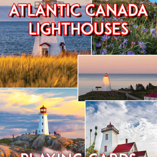 atlantic canada lighthouse playing cards