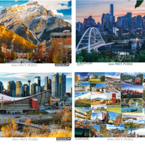 Alberta Puzzle Bundle - Four 1000 Pieces Puzzle 19.6"x27.5"