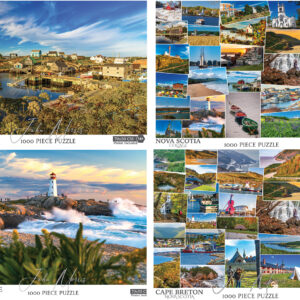 Nova Scotia Puzzle Bundle - Four 1000 Pieces Puzzle 19.6"x27.5"