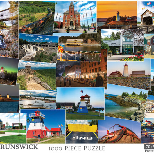 New Brunswick Collage 1000 Piece Puzzle