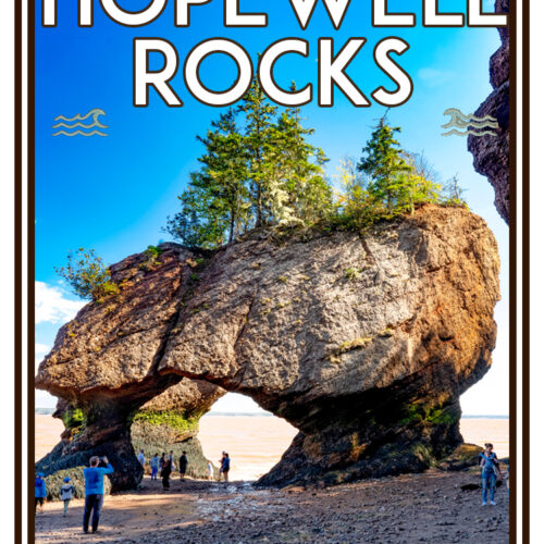 Hopewell Rocks New Brunswick Playing Cards