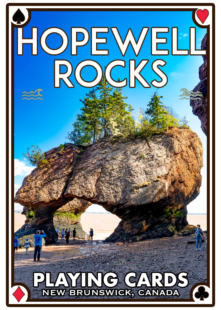 Hopewell Rocks New Brunswick Playing Cards